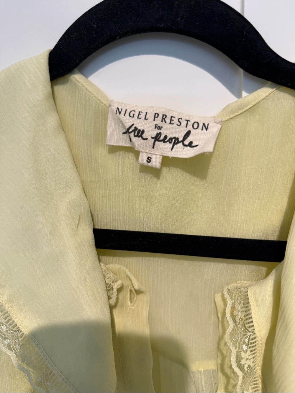 Free People Nigel Preston Pagen Blouse NWOT - Picture 6 of 7
